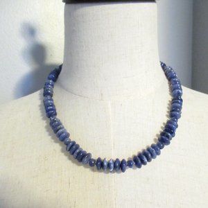 Sodalite bead necklace